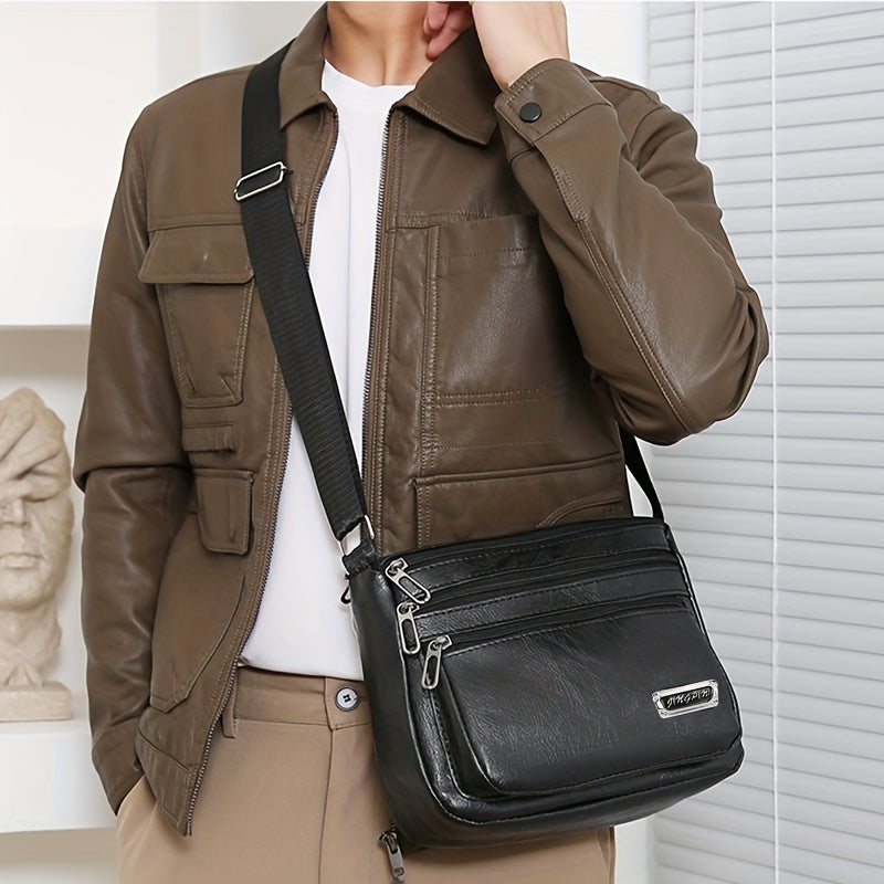 Simple Outdoor Wear-resistant Crossbody Bag - Men's Casual Shoulder Bag
